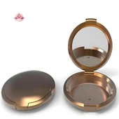 Rond plastic compact poeder